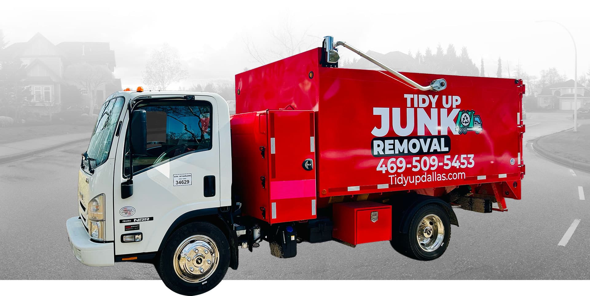 Tidy Up Junk Removal Truck
